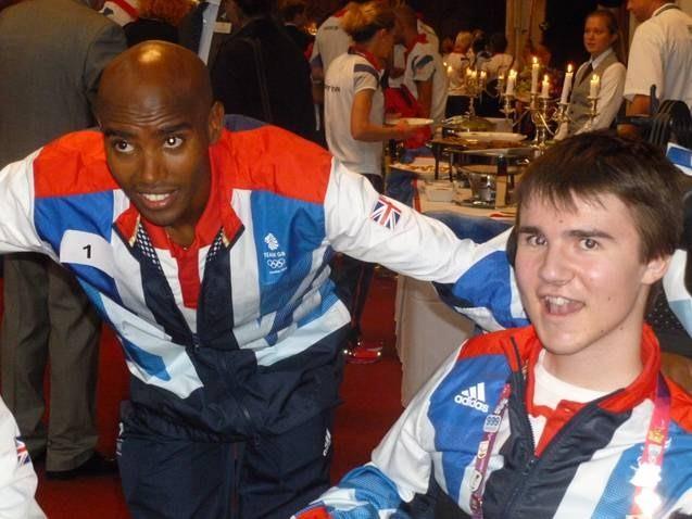Jacob Thomas and Mo Farah